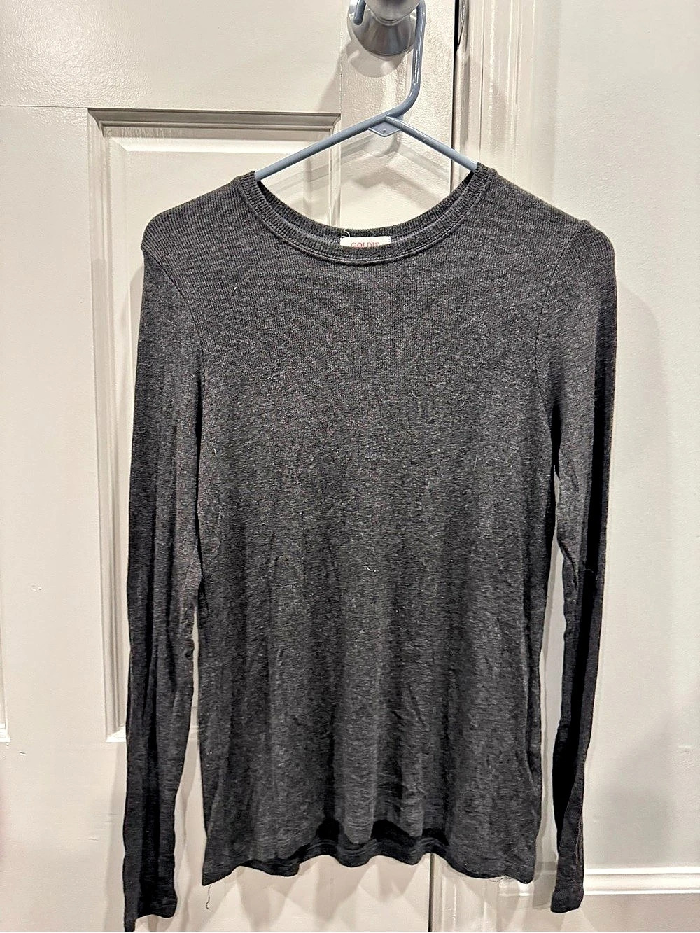 Goldie Gray Long Sleeve Top